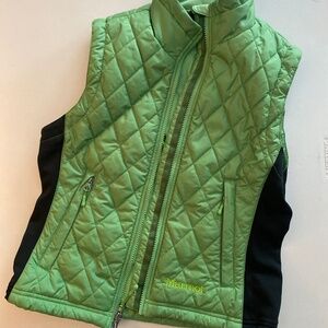 Marmot Kitzbuhel Puffer Vest Women's Mint Green Diamond Quilted S/P